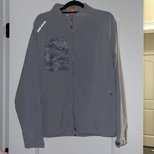 Peter Millar Gray Zip Up Jacket